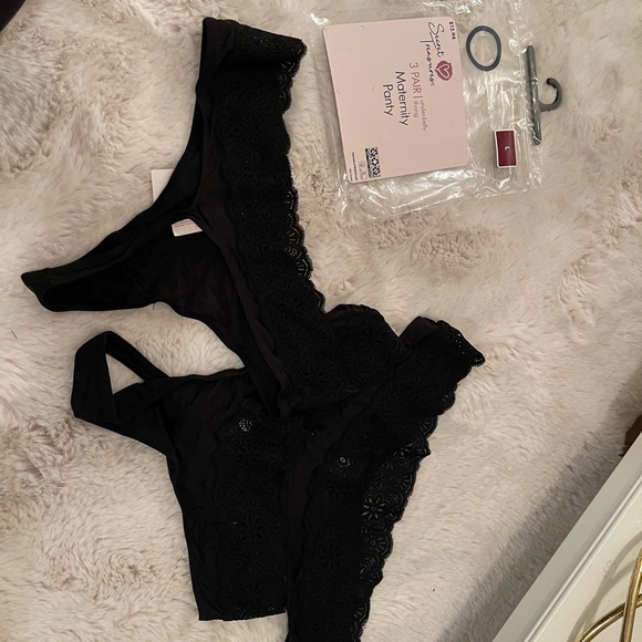 Secret Treasures Intimates & Sleepwear Maternity Thongs 3 Pack
